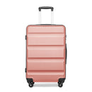 Kono Suitcase, Hard Shell ABS Luggage Travel Trolley Case with 4 Spinner Wheels and TSA Lock