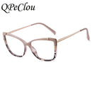 New Fashion Square Anti-blue Glasses Frame Women Brand Vintage Optical Computer Transparent Eyeglasses Female Oculos Feminino