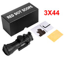 3X44 Green Red Dot Sight Scope 2X40 Red Dot 3X42 Tactical Optics Riflescope Fit 11/20mm Rail 1X40 Rifle Sight for Hunting