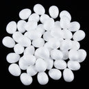 9/7/6/5cm Unfinished White Easter Eggs 20 Pcs Bird Pigeon Eggs Painted DIY Craft  Kids Gift Easter Party Deorations for Home