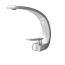 Black Bathroom Basin Faucet Deck Mount Black Chrome Washing Basin Mixer Water Taps Creative Hot Cold Water Crane Mixers