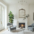 5/6/7 FT Artificial Fiddle Leaf Fig Tree with Pot Faux Trees with Artificial Plants Fiddle Leaves Greenery Fake Tree for Home