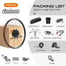 Varstrom x SUTTO 36V 250W Rear Hub Motor Disc Brake Cassette Kit With 13Ah 24Ah Battery Kits Ebike Electric Bike Conversion Kits