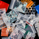 500PCS Mini Clear PE Zip Lock Bags Small Items Storage Bag Plastic Packaging Earring Ring Pills Pendant Plastic Bags Trial Pouch