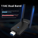 USB Wifi Adapter 1300Mbps RTL8812BU/CU Dual Band  For PC Ethernet Wi-Fi Dongle External Antenna  Wi Fi Receiver Network Card