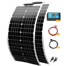 12V Flexible Solar Panel Kit Monocrystalline Solar Cell 50W 100W 120W 240W PV For Home RV & Boat solar power China Drop Shipping