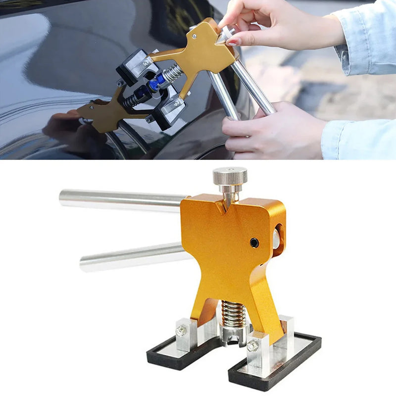 Car Dent Repair Kit Golden Lifter Slide Hammer T-bar Puller Paintless Automotive Mechanical Workshop Tools Body Dent Removal