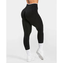 The Form Architect | Color-Block Seamless Knit Yoga Leggings