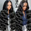 200 Density HD Full Frontal Transparent 13x4 13x6 360 Lace Natural Body Wave 5x5 Closure Human Hair plucked Wigs 40 46Inch