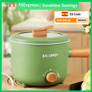 220V Multifunctional Electric Pot 1.7L Electric Hot Pot Non-stick Stew Pan for Kitchen Offer Multicooker Cookware Home Appliance