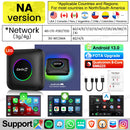 8G+128G Carlinkit CarPlay Ai Box LED Android 13 Wireless Android Auto CarPlay Video TV Box For VW Ford Kia Toyota Honda Benz BYD