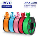 JAYO PLA Matte Filament 1.75MM 3D Printer Filament PLA Series 1.1KG/Roll 5 Rolls/set PETG 3D Printing Material For FDM