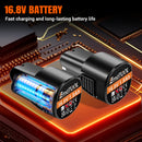 BRIEFNESS 45Nm Cordless Drill Screwdriver 1 Battery Electric Impact Drill 2 Speed Forward Reverse DIY Home Tool Multi-purpose