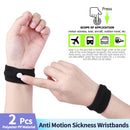 2 Pcs Anti Motion Sickness Wristbands Travel Morning Sickness Wrist Bands for Boat Aircraft Outdoor Travel