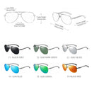Fashion Rimless Pilot Polarized Sunglasses Men Women High Quality Aluminum Magnesium Sun Glasses Male Classic Driving Shades