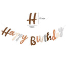 INS Happy Birthday Letters Banner Kids 1st Birthday Party Brown Bear Paper Garland Flag Decoration Boy Girl Baby Shower Supplies