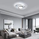 Dimmable LED Ceiling Light,Modern Ceiling Lamp with Remote Control 40W,Round Metal and Acrylic Ceiling LED Light（3000K-6500K）