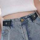 Simple And Fashionable Men'S Belt Elastic Lazy Man'S Belt Women'S Belt Neutral And Seamless Jeans Belt Adjustable Length