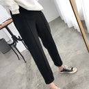 Dicke Bleistifthosen für Damen, Frühling Winter 2023, OL-Stil, Wolle, Damen Anzughose, locker sitzende Damenhose, Caprihose 6648