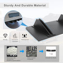 Universal 5 Fin Spoiler Modification Kit Car Rear Bumper Lip ABS Rear Shark Chassis Fin Style Curved Bumper Lip Diffuser