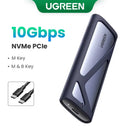 UGREEN M2 SSD Case NVME SATA Dual Protocol M.2 to USB Type C 3.1 SSD Adapter for NVME PCIE NGFF SATA SSD Disk Box M.2 SSD Case