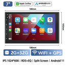 Android 13 Autoradio 2 Din Multimedia-Videoplayer Carplay Android Auto Universal 7 Zoll 2 Din Android Navigation Autoradio Stereoanlage