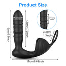 Bluetooth APP Vibrator for Men Thrusting Prostate Massager Gay Anal Vibrator Prostate Stimulator Sex Toy for Couples