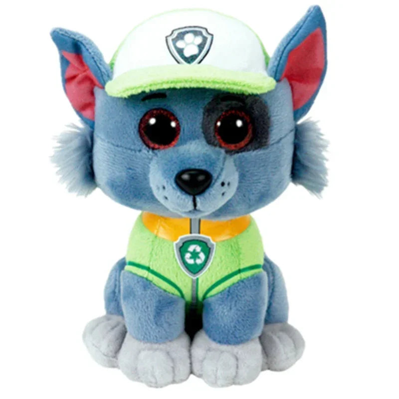 Ty Beanie Big Eyes 6" 15CM Stuffed Plush Toy Dog Marshall Chase Rocky Zuma Tracker Skye Verest Children Christmas Birthday Gifts