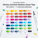 The Pigment Atelier | Ohuhu Honolulu Alcohol Marker Set, Refillable Dual-Tip (24–320 Colors)