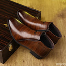 New spring Men Elegant minimalist comfortable Dress Shoes Men Formal Retro Fashionable versatile Pointed Toe Business Shoes
