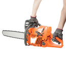72CC 24 Inch Gas Chainsaw 2-Stroke Portable Gasoline Powered Chain Saw for Wood Cutting Tree Stump Trimming Tool