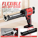 Seesii Cordless Caulking Gun 20V Adjustable 4 Speeds Electric Adhesive Gun Kit 10oz/300ml Battery Caulk Gun for Filling Sealing