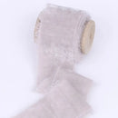 1m/roll Flocking Hand Teared Velvet Ribbon DIY Cake Gift Decoration Wedding Invitation Bracelet Flower Hand Teared Velvet Ribbon