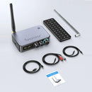 M9/M9Pro Audio Transmitter Receiver 1200mAh Bluetooth 5.1 Wireless Music Adapter U Disk/TF Card FM Radio Player DSP Converter