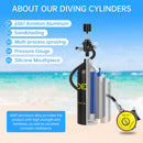 The Abyss Companion | 1L Portable Mini Scuba Diving System with Hand Pump