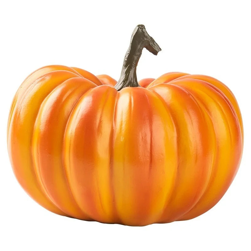 Artificial Pumpkins Simulation Pumpkin Halloween Thanksgiving Decoration Realistic Craft Vegetable Halloween Prop DIY Craft