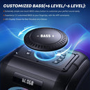W-KING 250W MAX Party Wireless Bluetooth Speaker Portable Speaker 12 Custom Deep Bass Powerful Boom Box Design with USB Playback