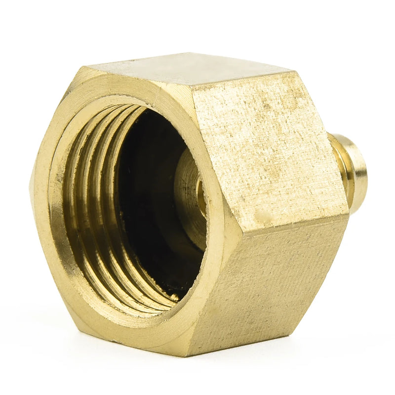 1pcs Brass Bottle Adapter On 1/4 "SAE Thread For Right-Hand Thread 5/8" To 1/4'' SAE Quick Coupler Connector Home Improvement