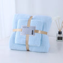 Towel Bath Towel Sub Set Warp Knit Coral Velvet Cut Edge Absorbent Event Gift Towel Set New Absorbent Towel Bath Towel Set