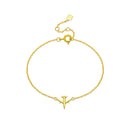 ANDYWEN 925 Sterling Silver Aircraft Charm Chain Bracelet Luxury Plain Women 2024 New Arrivals Trendy Simple Fine Jewelry Gift