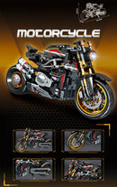 800+Pcs High-tech Classic Motorbike Building Model Blocks City Road Racer Bricks Moto Christmas Gifts Toys for Kid Boys Adult