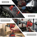 NEWONE 18V cordless Impact Wrench, Impact wrench kit, brushless 400Nm torque impact driver and battery charger