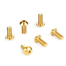 Titanium TC4 Bolts M5x12mm Hex Head for Bicycle Bottle Cage Install MTB Road Bike Ultralight Ti Parts Cycling Accessories