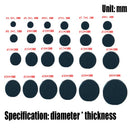 11mm-20mm Round Self Adhesive Backing Silicone Rubber Furniture Pad Foot Mat For Cabinet/Chair/Table Leg Cushion Spacer Gasket