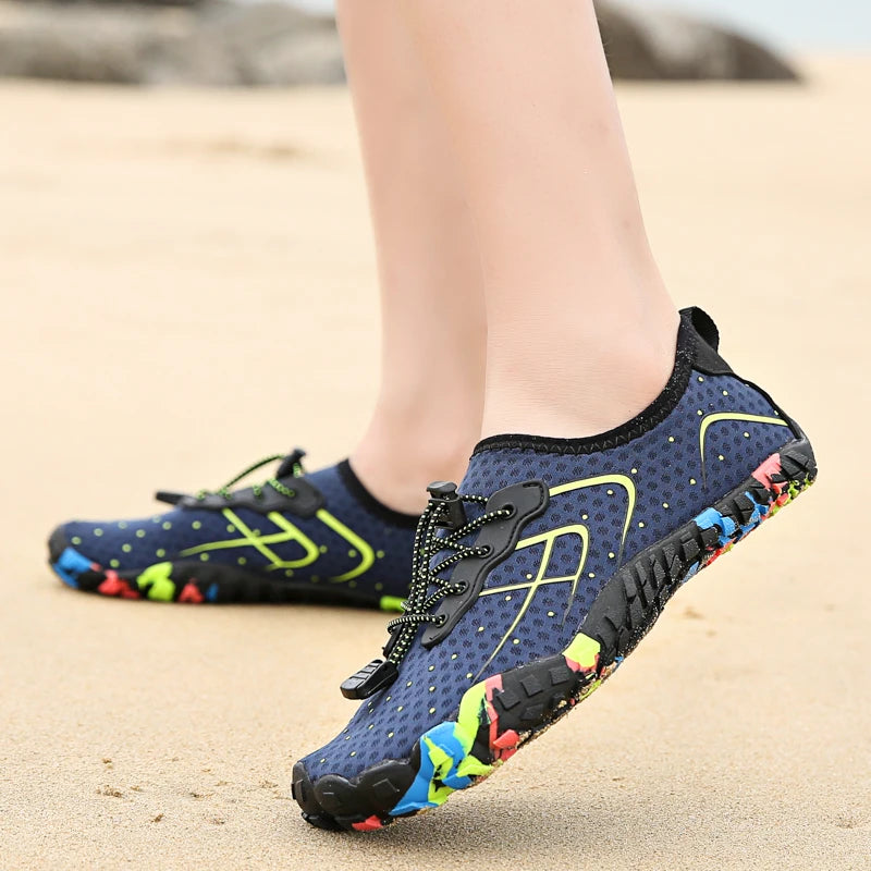 New Casual Water Shoes Quick-Dry Breathable Anti-Slip Upstream Shoes Wear-Resistant Multifunctional Barefoot Beach Sneakers