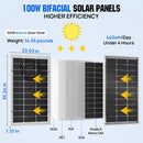 The Bifacial Edge | ECO-WORTHY 100W Monocrystalline Solar Module