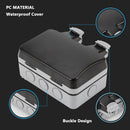 Internationale universelle IP66 USB-Wand-Außensteckdose, wasserdicht, UK EU DE Korea, regenfestes Ladeanschlussgehäuse, wasserdichte Box