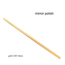 10pcs Stainless Steel Straight Cuff Bangle Blank Plain Rod Bracelet Diy Laser Engraving Bracelet Jewelry Charms Accessories