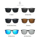 Luxuriöse quadratische Vintage Polarisierte Sonnenbrille für Herren Damen Mode Reise Fahren Blendschutz Sonnenbrille Männer TR90 Brillen UV400