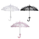 Handmade Lace Umbrella Romantic Vintage Wedding Flower Bridal Parasol Costume Women Dancing Photography Stage Performance